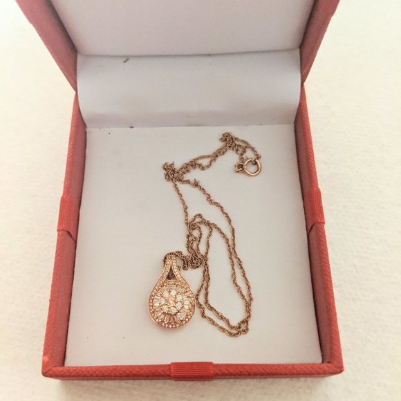 Diamond Necklace Rose Gold - Picture 3 of 5